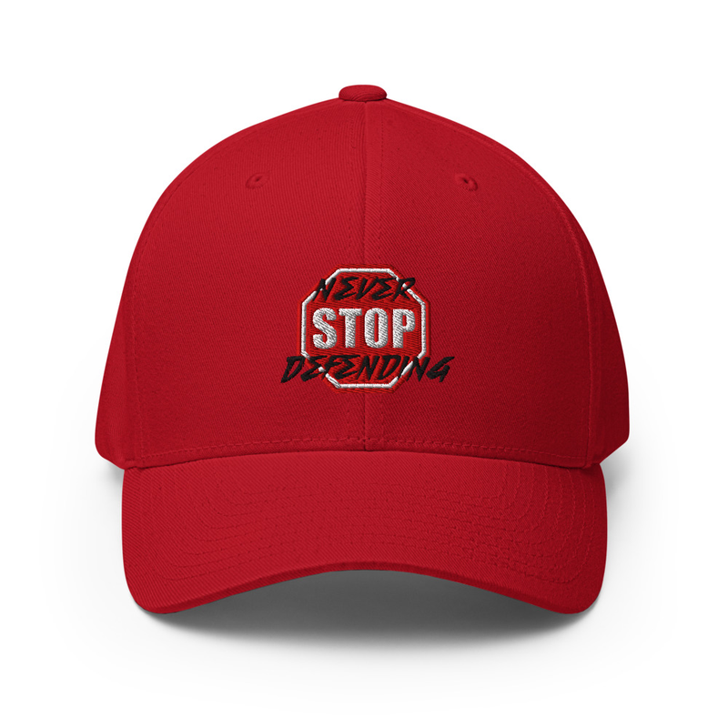 Never Stop Defending Structured Twill Cap