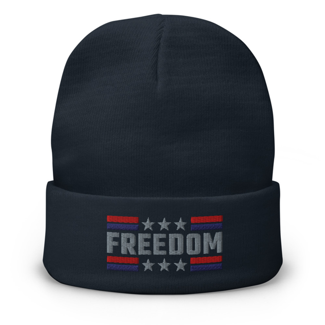 Freedom Embroidered Beanie, second view