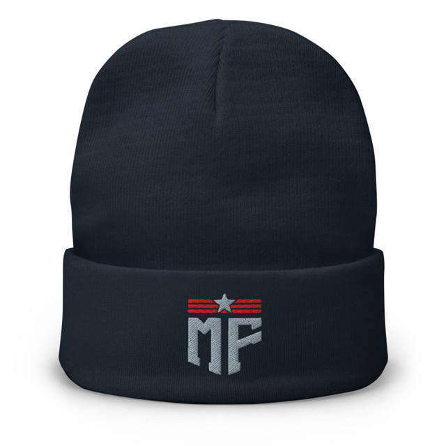 Mainstream Freedom Acronym Embroidered Beanie, second view
