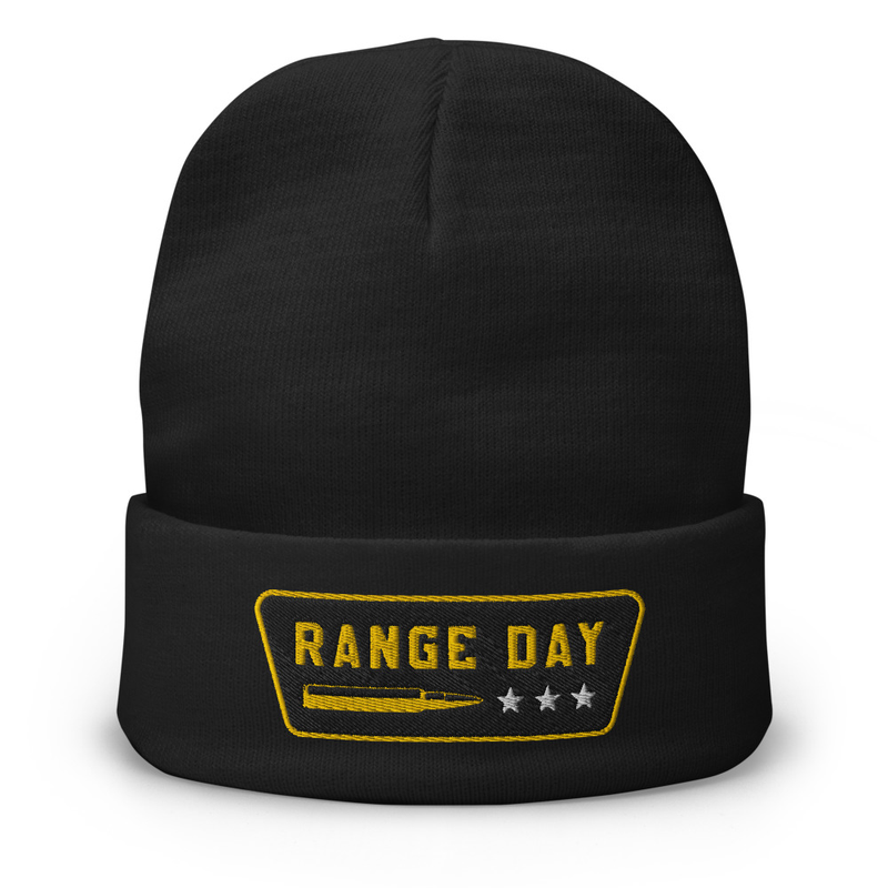 Range Day Embroidered Beanie