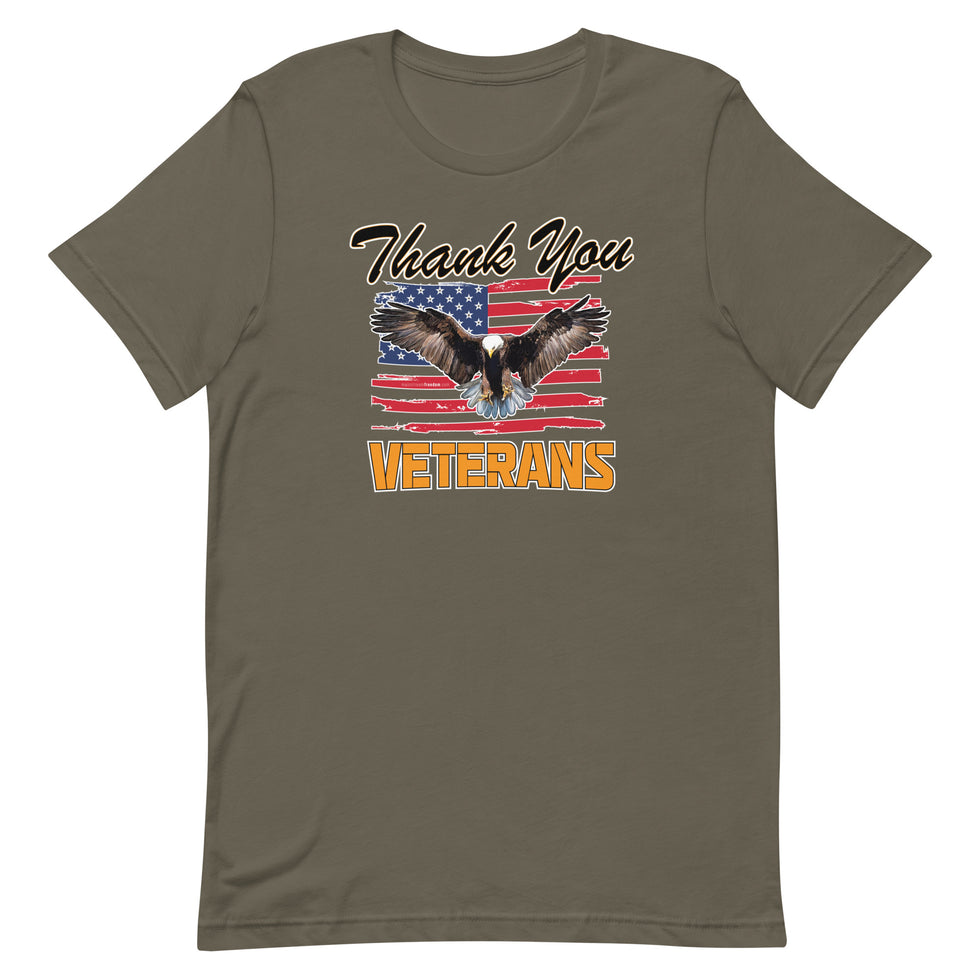 Thank You Veterans Short-sleeve unisex t-shirt