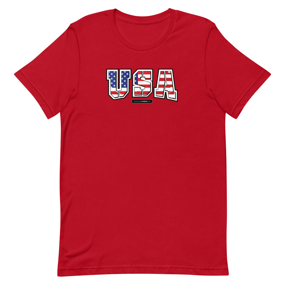 USA Short-sleeve unisex t-shirt