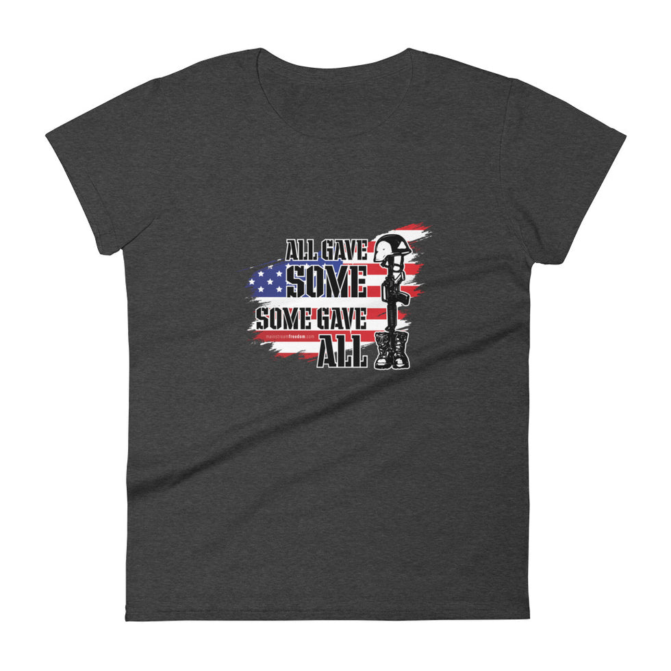 Honor The Fallen Thank The Living Memorial Day Women's short sleeve t-shirt