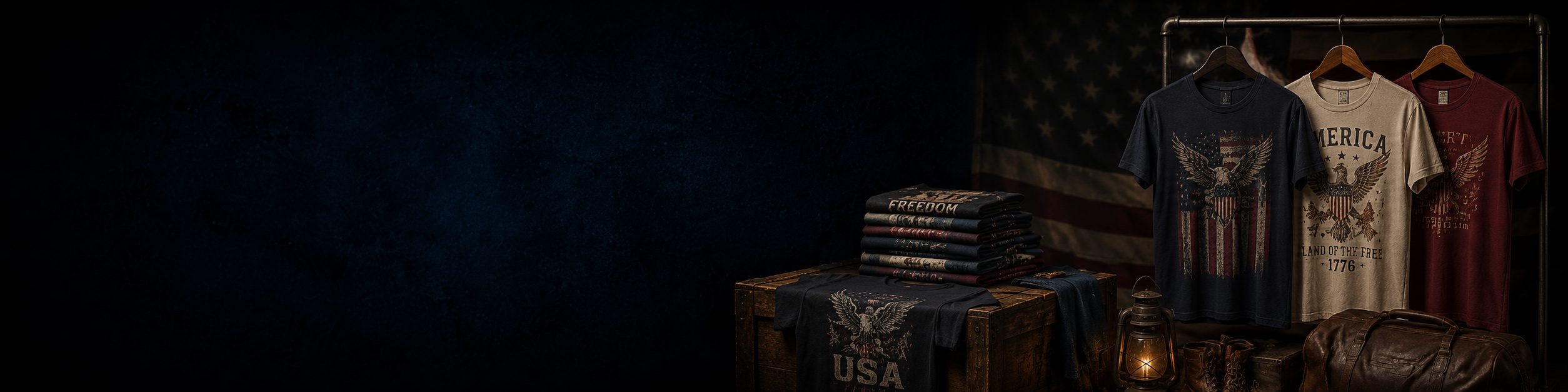 Men T-Shirts, patriotic apparel by Mainstream Freedom